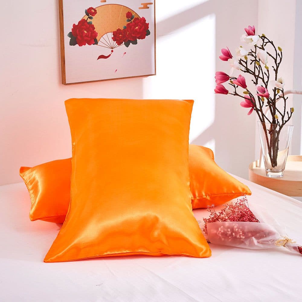 image-Silk double pillowcase