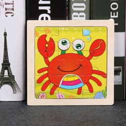 image-Children's Toy Educational Zodiac Wooden Puzzle