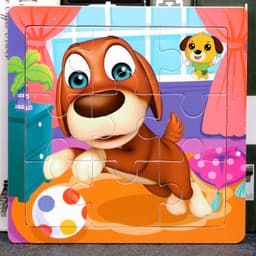 image-Children's Toy Educational Zodiac Wooden Puzzle
