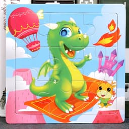 image-Children's Toy Educational Zodiac Wooden Puzzle