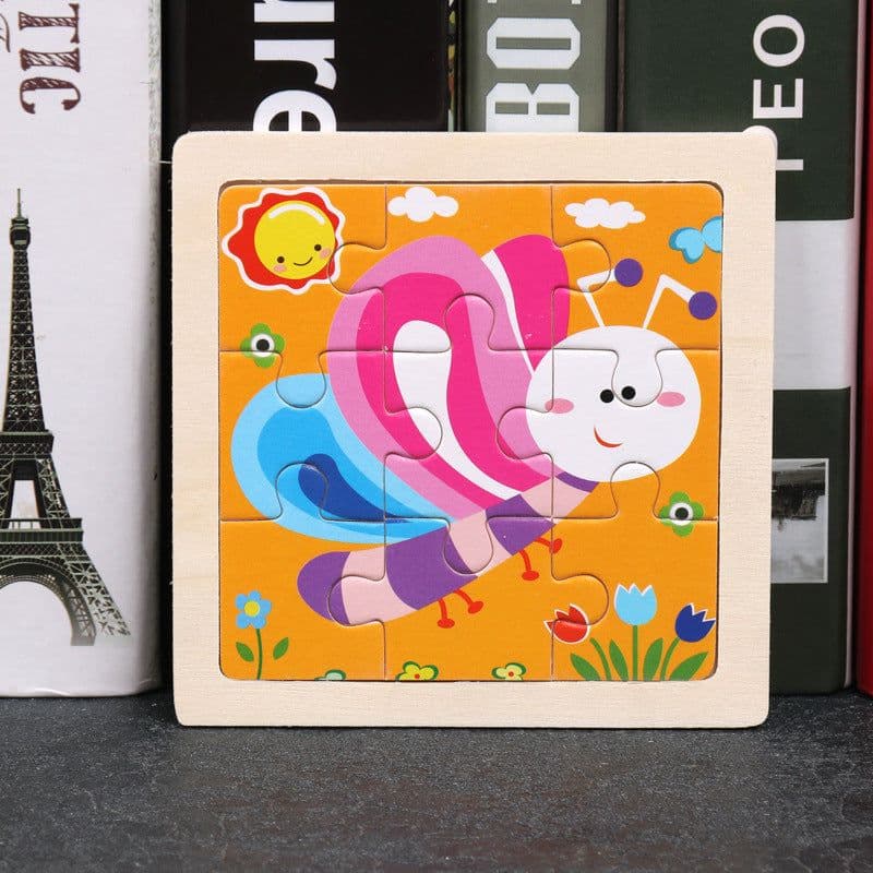 image-Children's Toy Educational Zodiac Wooden Puzzle