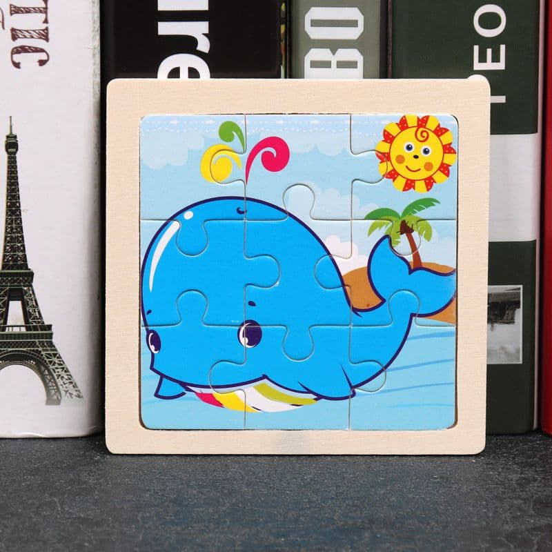 image-Children's Toy Educational Zodiac Wooden Puzzle