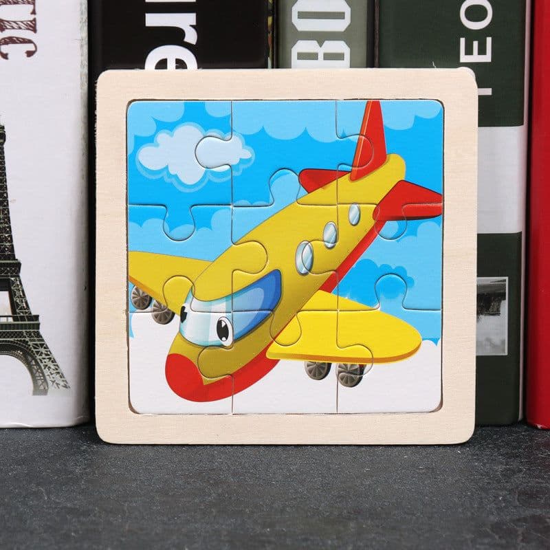 image-Children's Toy Educational Zodiac Wooden Puzzle