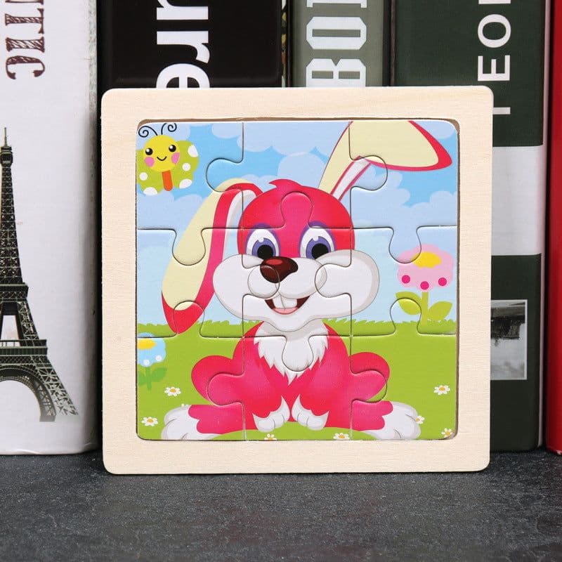 image-Children's Toy Educational Zodiac Wooden Puzzle