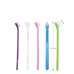 image-Pet Dental Supplies Fingers Double-headed Toothbrush For Dag And Cat Teeth Cleaning