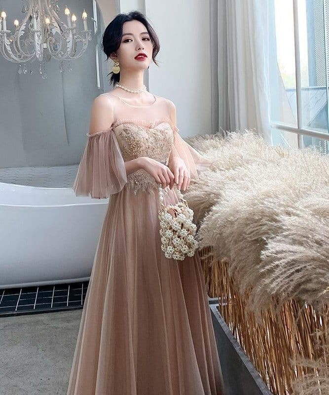 image-Summer Sister Group Wedding Korean Evening Dress