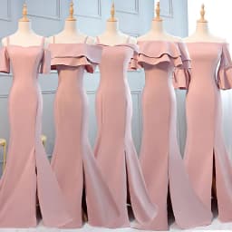 image-One-shoulder evening dress