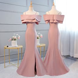image-One-shoulder evening dress