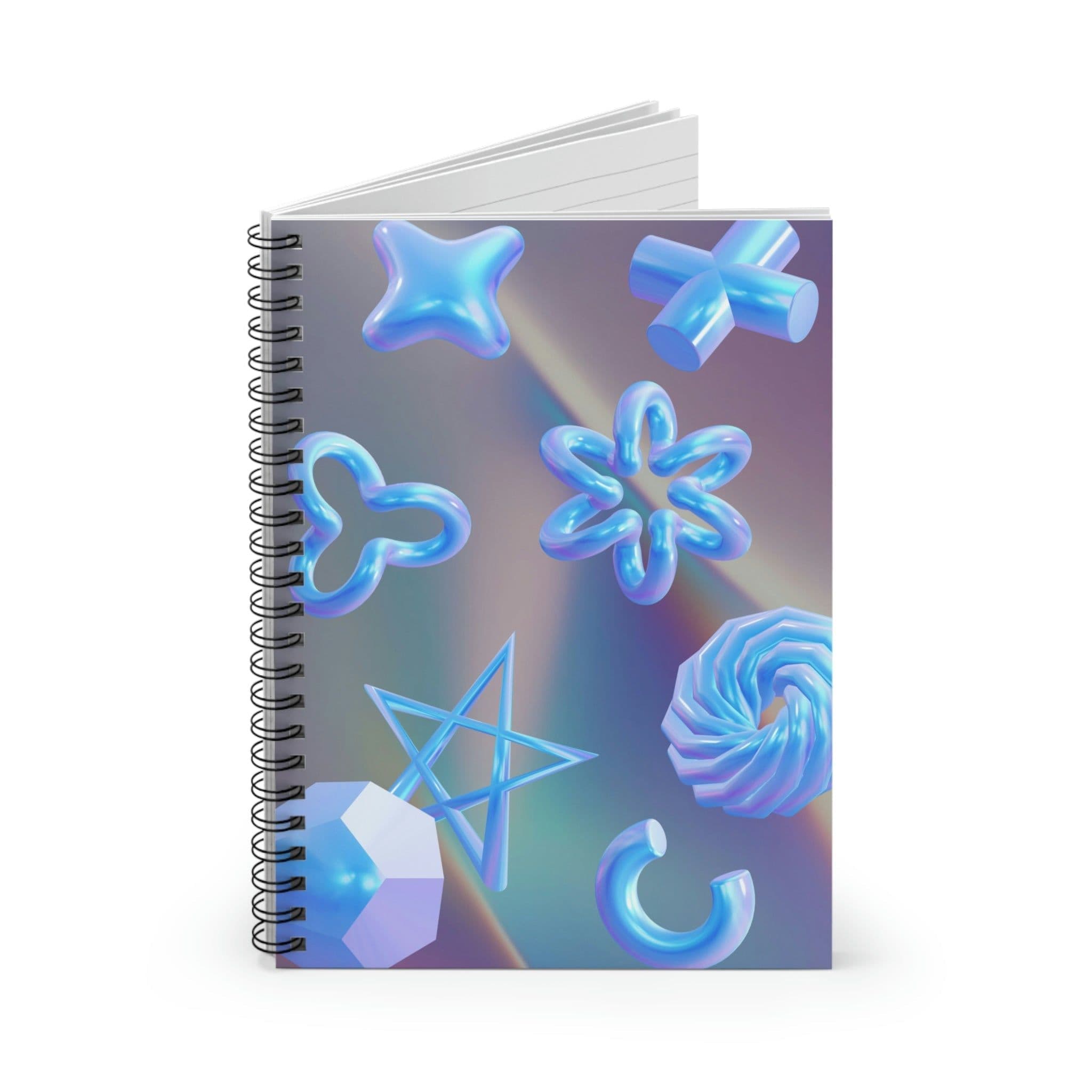 image-Virtual Space Spiral Notebook