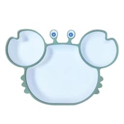 image-Toddler Silicone Dinner Plate Cartoon Baby Anti-Fall And Anti-Scalding Household Baby Food Supplement Eating Cute Divided Healthy Tableware