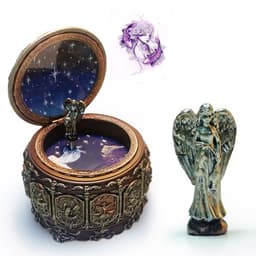 image-Twelve Constellation Resin Music Box Music Box Crafts Creative Birthday Gift
