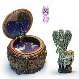 image-Twelve Constellation Resin Music Box Music Box Crafts Creative Birthday Gift