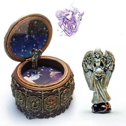 image-Twelve Constellation Resin Music Box Music Box Crafts Creative Birthday Gift