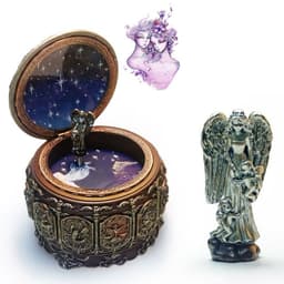 image-Twelve Constellation Resin Music Box Music Box Crafts Creative Birthday Gift