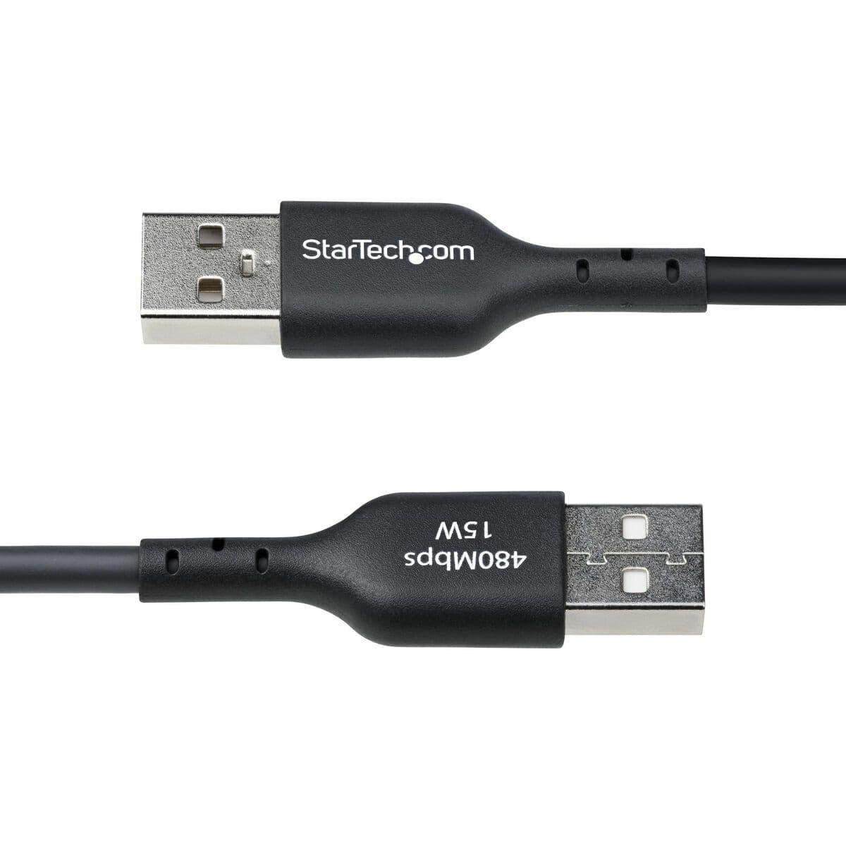 image-USB Cable Startech USB2AC3MNC Black 3 m