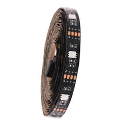image-5v 5050 RGB LED Strip Light Flexible Tape Lamp Waterproof 50cm 1m 2m 3m 4m 5m With 4pin Plug White/ Black PCB Home Decoration