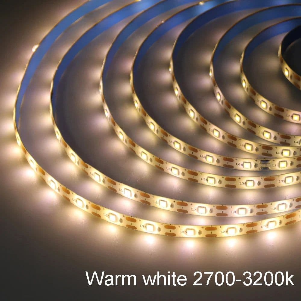 image-DC 5V USB LED Strip Light 2835 SMD 1 Meter 2 Meter 3 Meter 5 Meter Warm Cool White TV Background Lighting Tape Home Decor Lamp