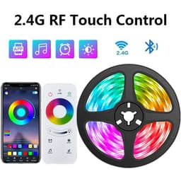 image-RGB LED Strip Lights 1-30M USB 5050 IR Remote Control Color Changing Flexible Lamp Tape For TV Backlight Home Party Decoration