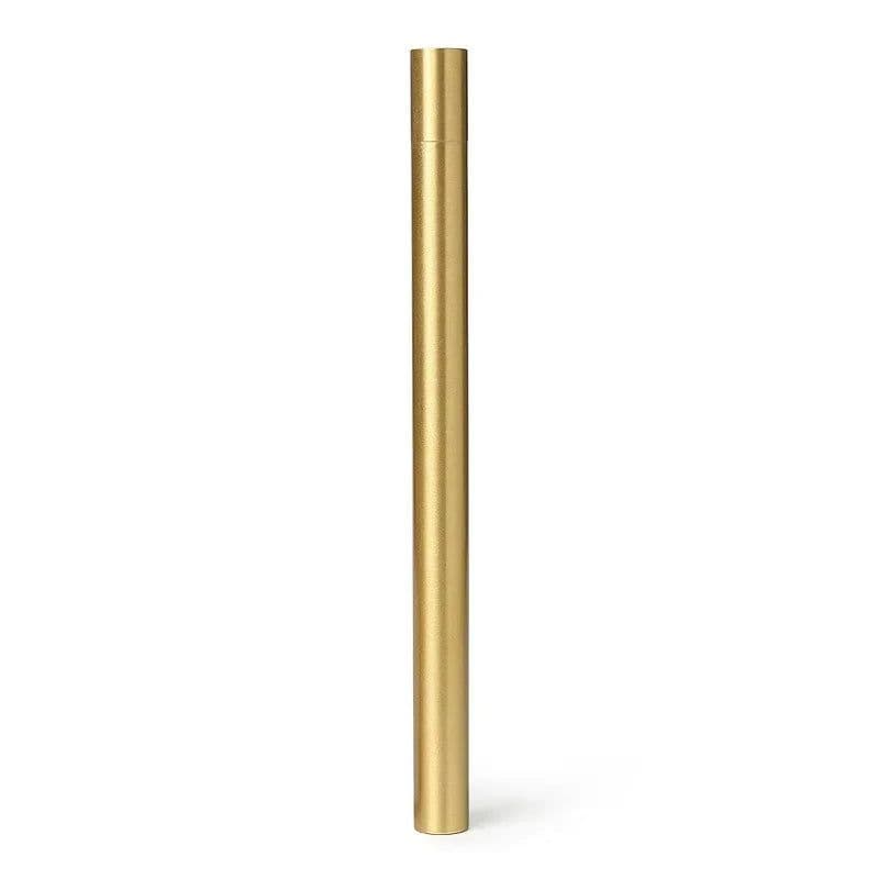 image-Antique Pure Copper Incense Tube Line Incense Tube Long and Short Type DIY Home Zen Portable Line Incense Storage Supplies