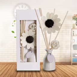 image-Aromatherapy No Fire Vine Branch Wicker Reed Diffuser Sets Glass Bottle Fresh Air Bedroom Bathroom Office Decor With Fragrance