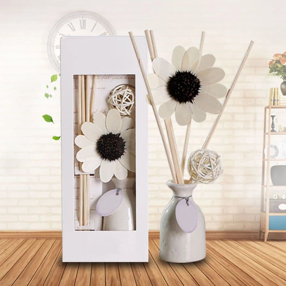 image-Aromatherapy No Fire Vine Branch Wicker Reed Diffuser Sets Glass Bottle Fresh Air Bedroom Bathroom Office Decor With Fragrance