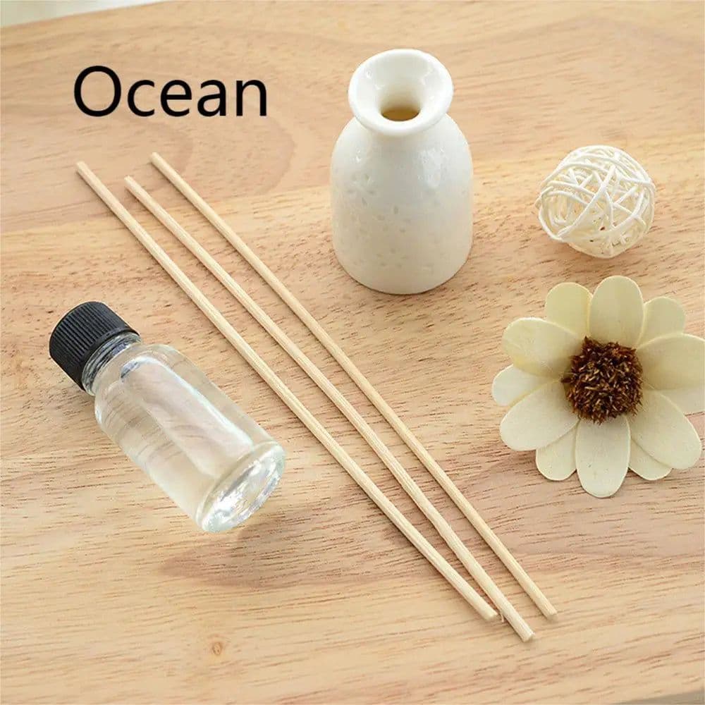 image-Aromatherapy No Fire Vine Branch Wicker Reed Diffuser Sets Glass Bottle Fresh Air Bedroom Bathroom Office Decor With Fragrance