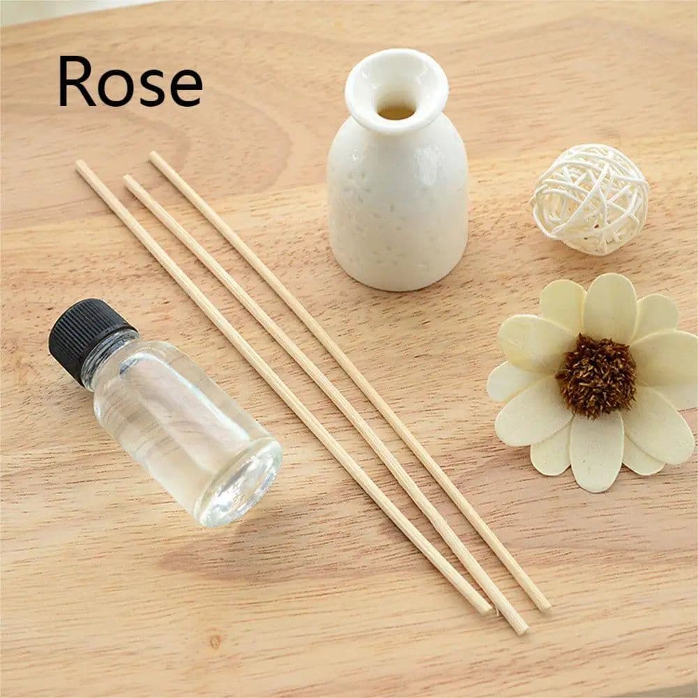 image-Aromatherapy No Fire Vine Branch Wicker Reed Diffuser Sets Glass Bottle Fresh Air Bedroom Bathroom Office Decor With Fragrance