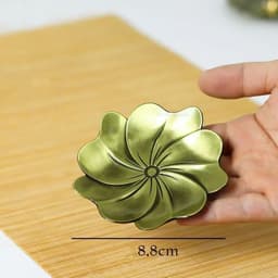 image-Pure Copper Porous Incense Holder DIY Home Incense Burner Japanese Incense Tray Creative Zen Pure Copper Incense Holder