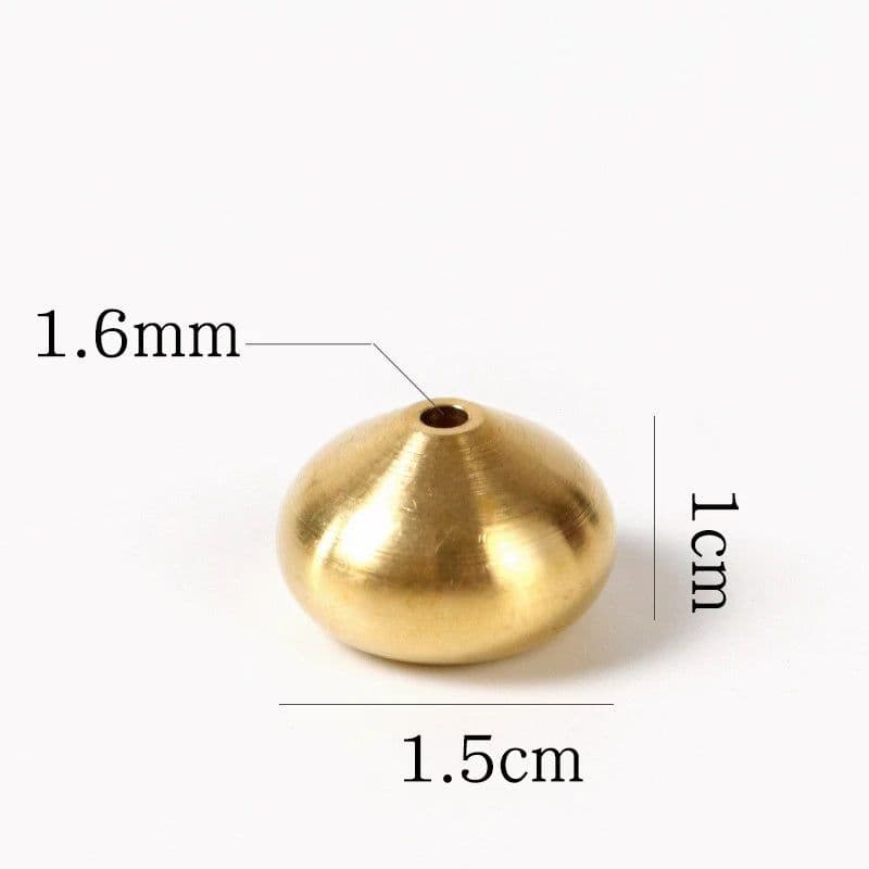 image-Pure Copper Porous Incense Holder DIY Home Incense Burner Japanese Incense Tray Creative Zen Pure Copper Incense Holder