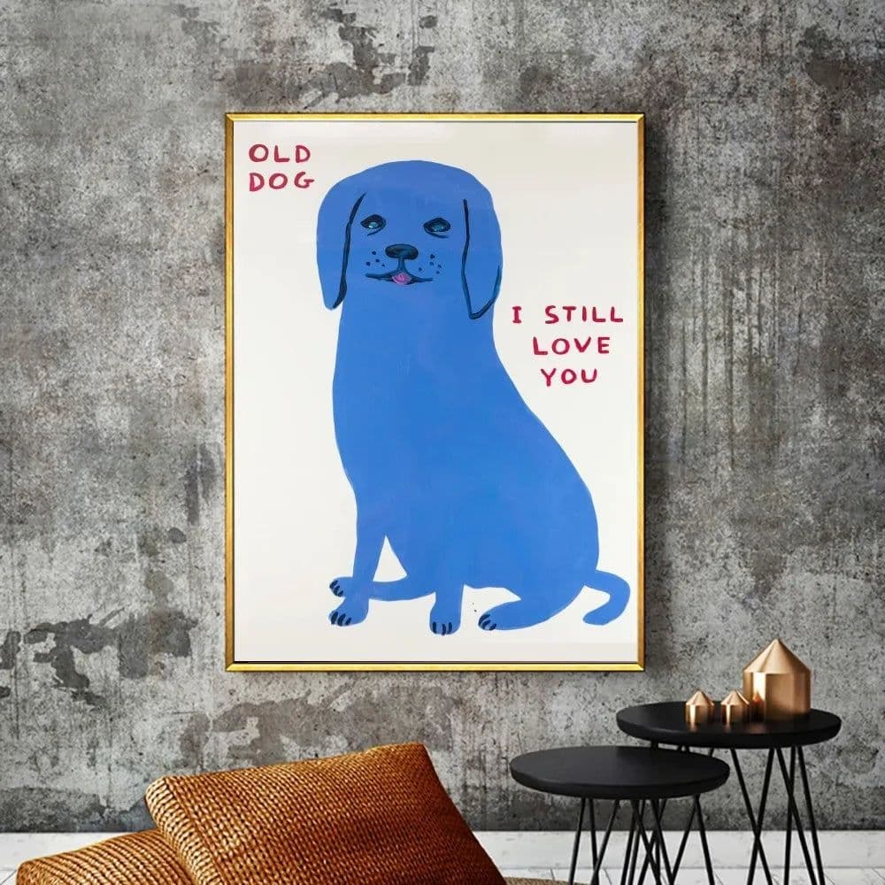 image-David Shrigley Funny Poster Poster Prints Bedroom Office Living Room Art Wall Painting Home Decoration Sticker