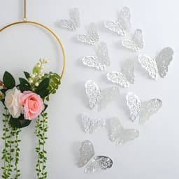 image-12pcs Suncatcher Sticker 3D Effect Crystal Butterflies Wall Sticker Beautiful Butterfly for Kids Room Wall Decal Home Decoration