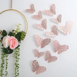 image-12pcs Suncatcher Sticker 3D Effect Crystal Butterflies Wall Sticker Beautiful Butterfly for Kids Room Wall Decal Home Decoration