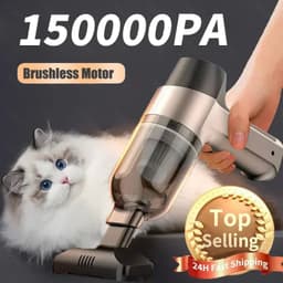 image-Mini Car Vacuum Cleaner Wireless Handheld Portable Cleaner for Home Appliance Poweful Cleaning Machine Car Cleaner for Keyboard