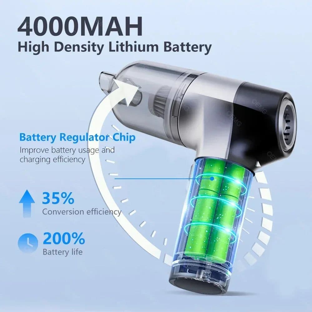image-Mini Car Vacuum Cleaner Wireless Handheld Portable Cleaner for Home Appliance Poweful Cleaning Machine Car Cleaner for Keyboard