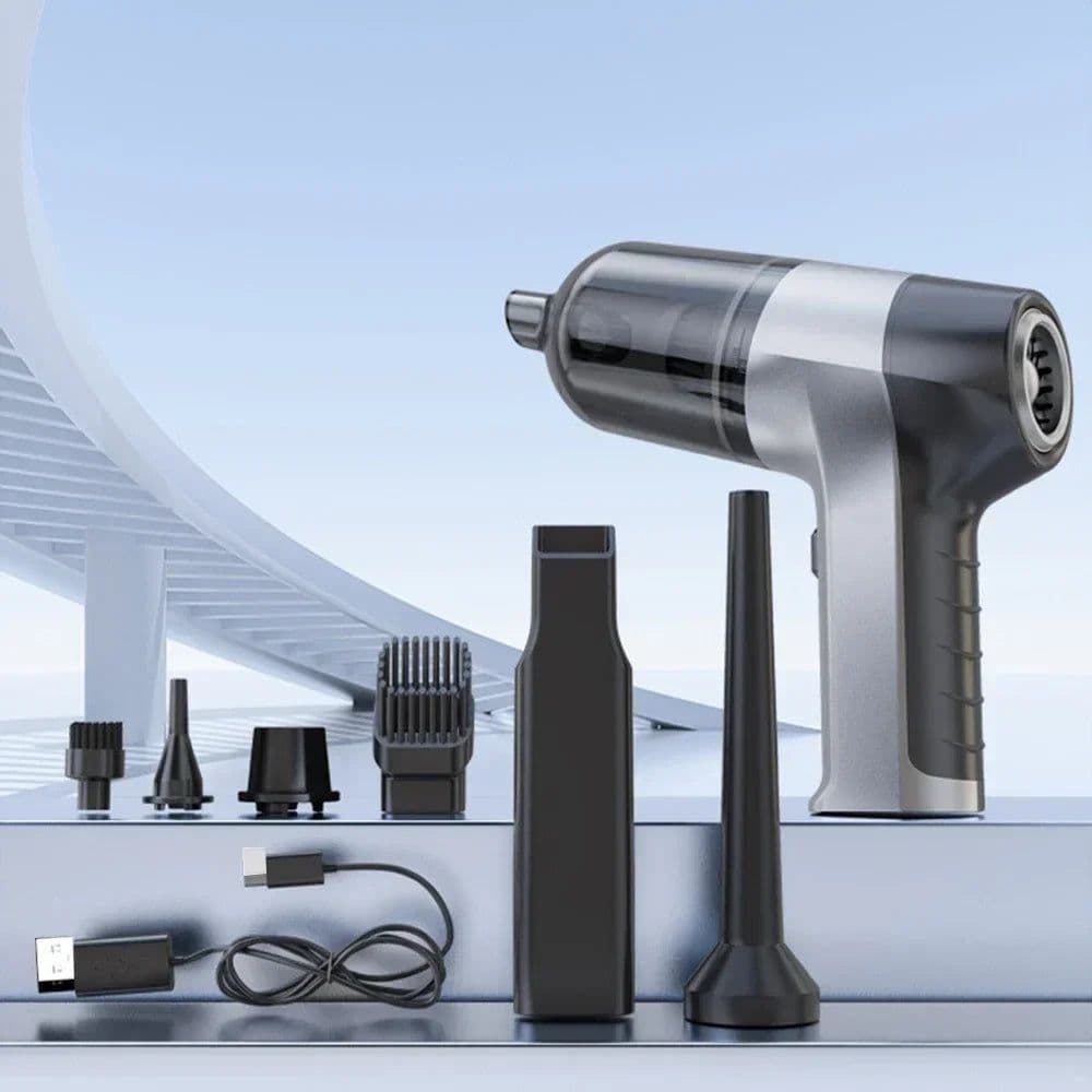 image-Mini Car Vacuum Cleaner Wireless Handheld Portable Cleaner for Home Appliance Poweful Cleaning Machine Car Cleaner for Keyboard