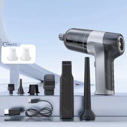 image-Mini Car Vacuum Cleaner Wireless Handheld Portable Cleaner for Home Appliance Poweful Cleaning Machine Car Cleaner for Keyboard