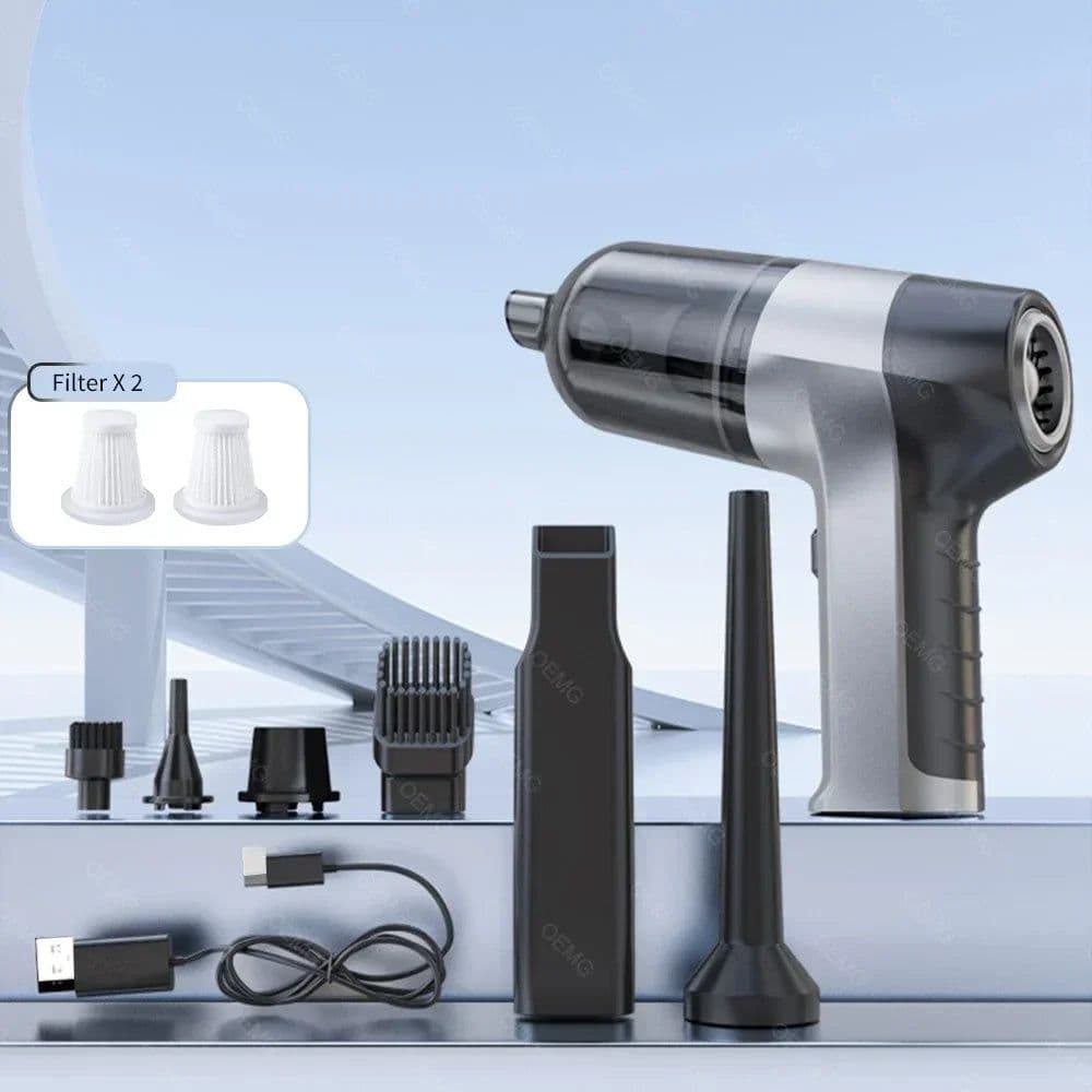 image-Mini Car Vacuum Cleaner Wireless Handheld Portable Cleaner for Home Appliance Poweful Cleaning Machine Car Cleaner for Keyboard
