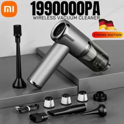 image-Xiaomi 5 in 1 Car Vacuum Cleaner 1990000PA Powerful Handheld Cleaning Machine for Home Appliance Car Cleaner Wireless Portable