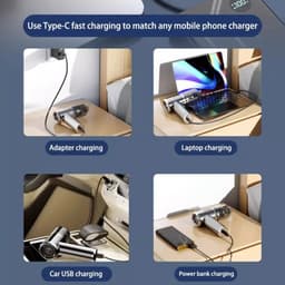 image-Xiaomi 5 in 1 Car Vacuum Cleaner 1990000PA Powerful Handheld Cleaning Machine for Home Appliance Car Cleaner Wireless Portable