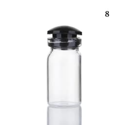 image-5Pcs Cork Stopper Small Empty Glass Bottle Tiny Glass Jars With Cork Decorative Wish Glass Jars Wedding Holiday Mini Containers