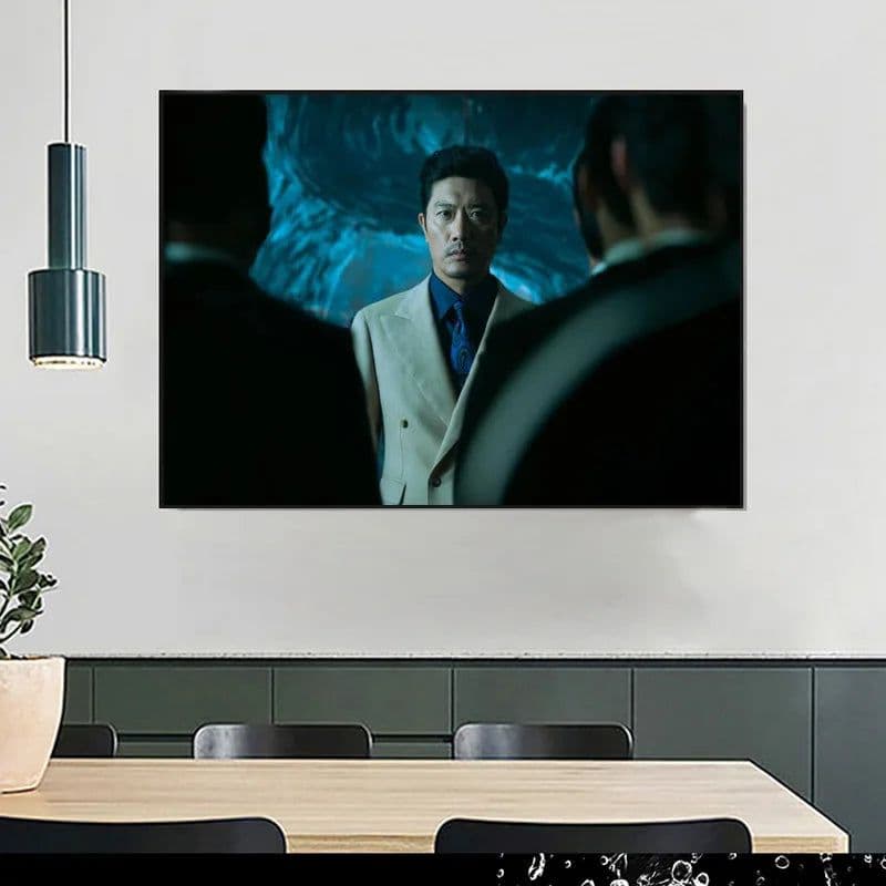 image-Big Size Posters and Prints Drama My Name Korean Paintings on the Wall Art Satin Pictures Home Wall Decoration Anime Room Decor