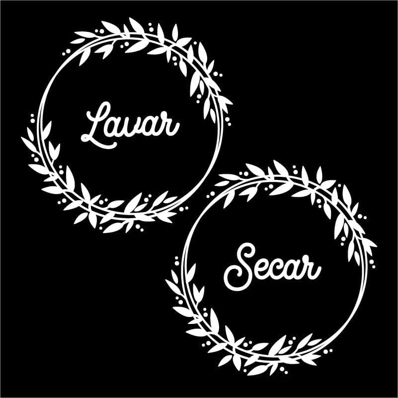image-Wash Dry Sign Quotes Vinyl Decals Laundry Room Decor Washing Machines Door Decoration Vinyl Sticker Laundry Art