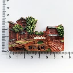 image-China Travelling Fridge Stickers Home Decor Beijing Tourist Souvenirs Resin Fridge Magnets The Great Wall Magnetic Stickers