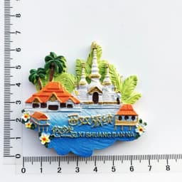 image-China Travelling Fridge Stickers Home Decor Beijing Tourist Souvenirs Resin Fridge Magnets The Great Wall Magnetic Stickers