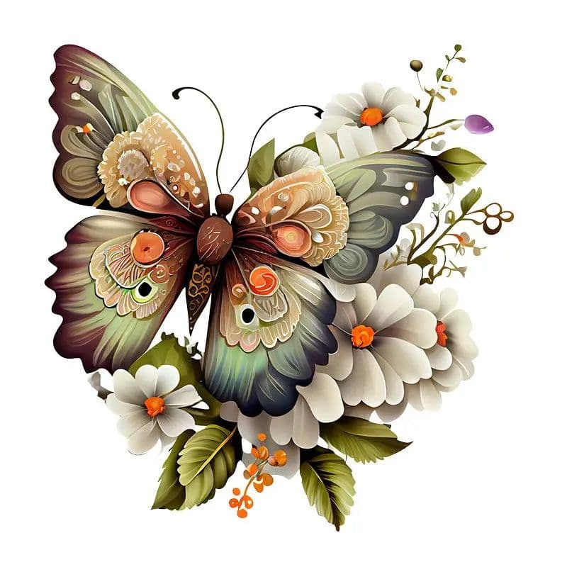 image-M733 Butterflies Plants Flowers Wall Sticker Bathroom Toilet Decor Decals Living Room Cabinet Home Decoration Self Adhesive Mura