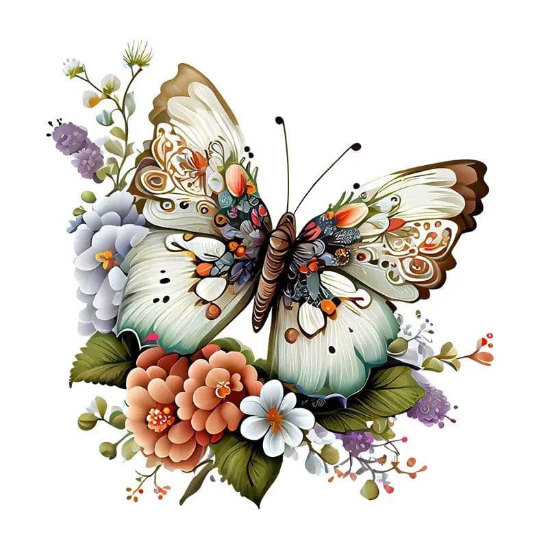 image-M733 Butterflies Plants Flowers Wall Sticker Bathroom Toilet Decor Decals Living Room Cabinet Home Decoration Self Adhesive Mura