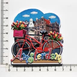 image-Netherlands Amsterdam Tourist Souvenir Magnetic Refrigerator Sticker Collection Gift Fridge Magnets