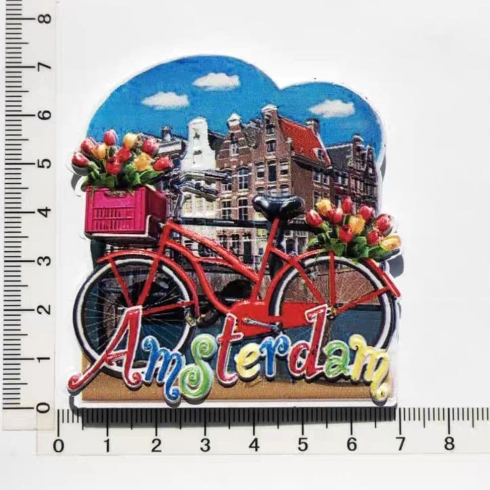 image-Netherlands Amsterdam Tourist Souvenir Magnetic Refrigerator Sticker Collection Gift Fridge Magnets