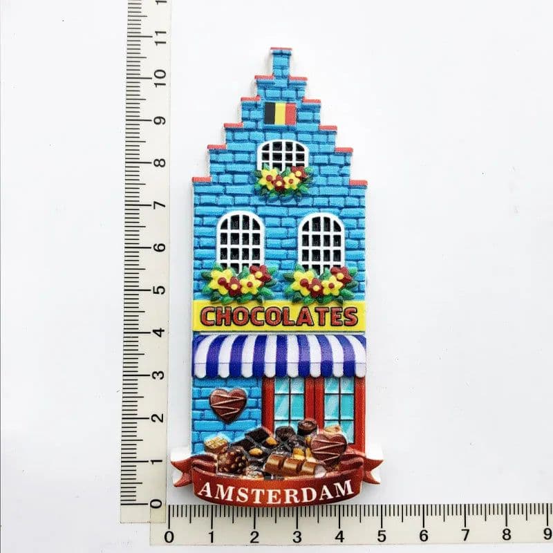 image-Netherlands Amsterdam Tourist Souvenir Magnetic Refrigerator Sticker Collection Gift Fridge Magnets