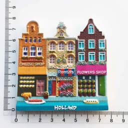 image-Netherlands Amsterdam Tourist Souvenir Magnetic Refrigerator Sticker Collection Gift Fridge Magnets
